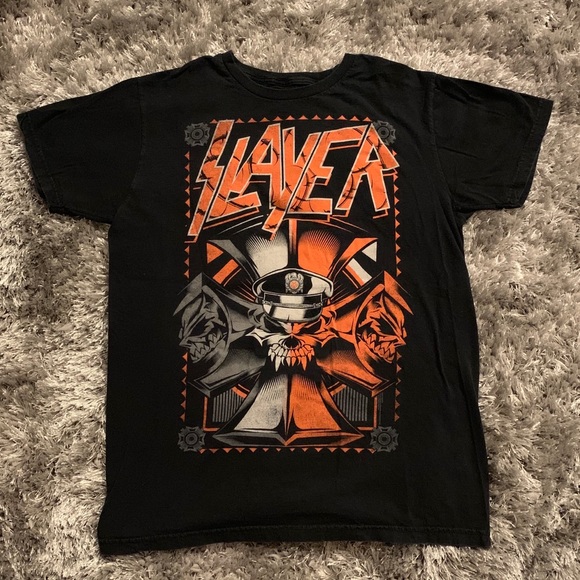 Hot Topic Other - Slayer Black Red Tee